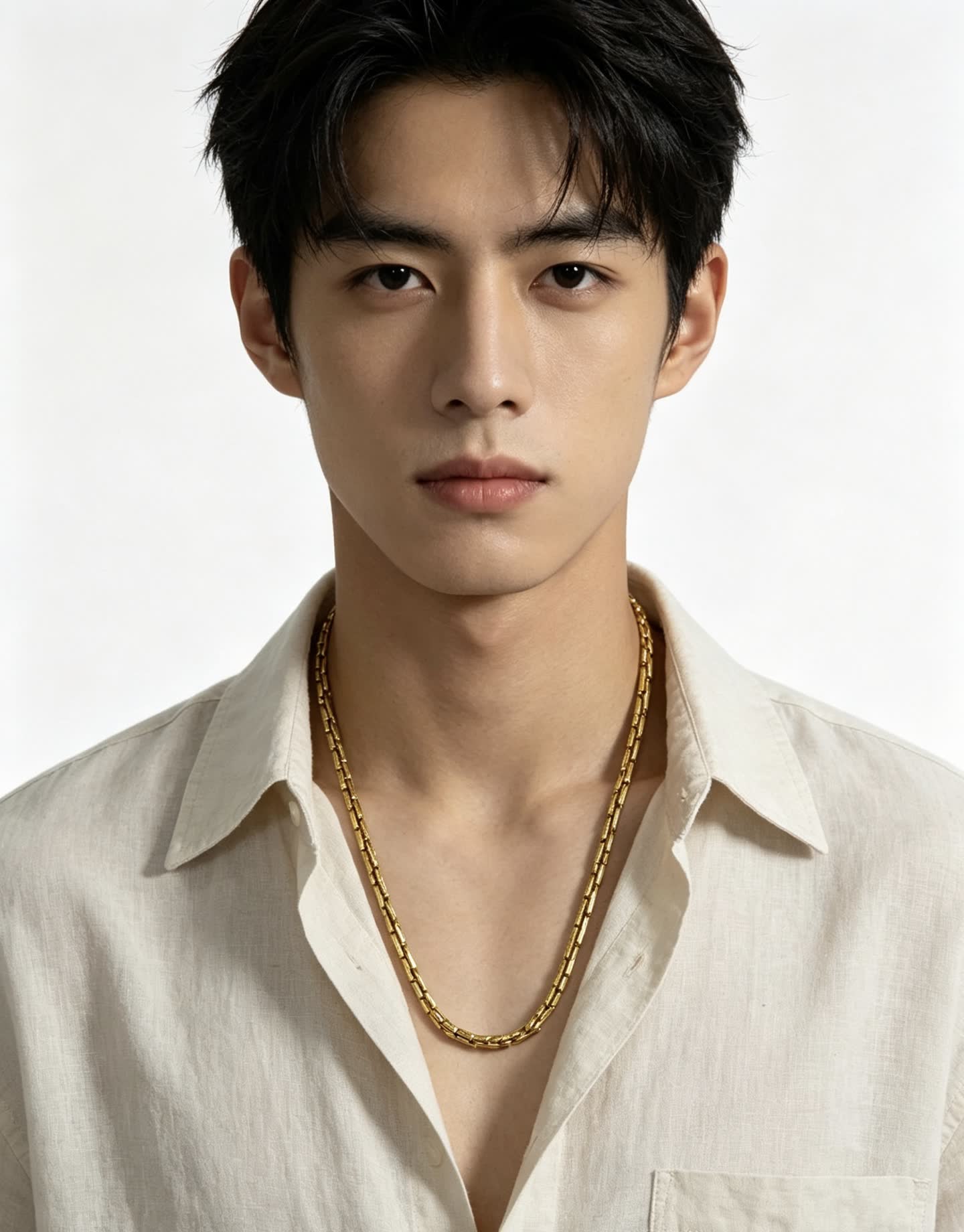 Chrome Hearts Elegant Gold Chain Necklace